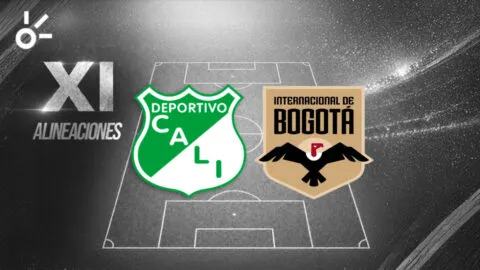 Posibles alineaciones de Deportivo Cali vs Internacional de Bogotá por Liga BetPlay Dimayor 2026-II