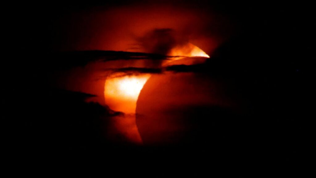 Eclipse lunar parcial en México
