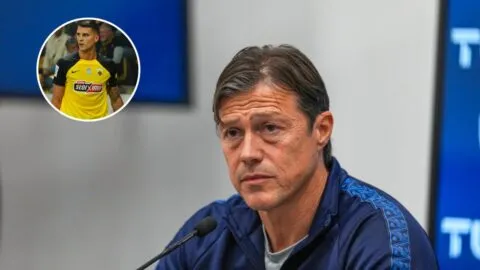 Matías Almeyda defiende a Erik Lamela tras polémica por su registro en Rayados:  "No es ninguna trampa"