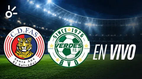 FAS vs Verdes, en vivo la Copa Centroamericana 2026: transmisión fecha 3, goles y resultado en directo