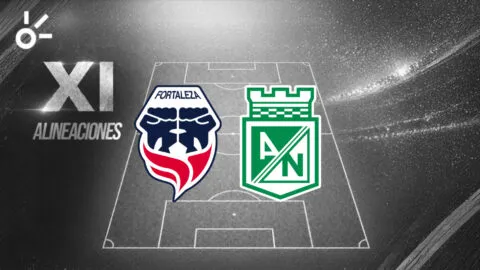Posibles alineaciones de Fortaleza vs Atlético Nacional por Liga BetPlay Dimayor 2026-II