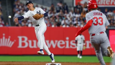 ¿George Lombard Jr., el heredero de Derek Jeter? Debut soñado del novato en la victoria de Yankees ante Cardinals