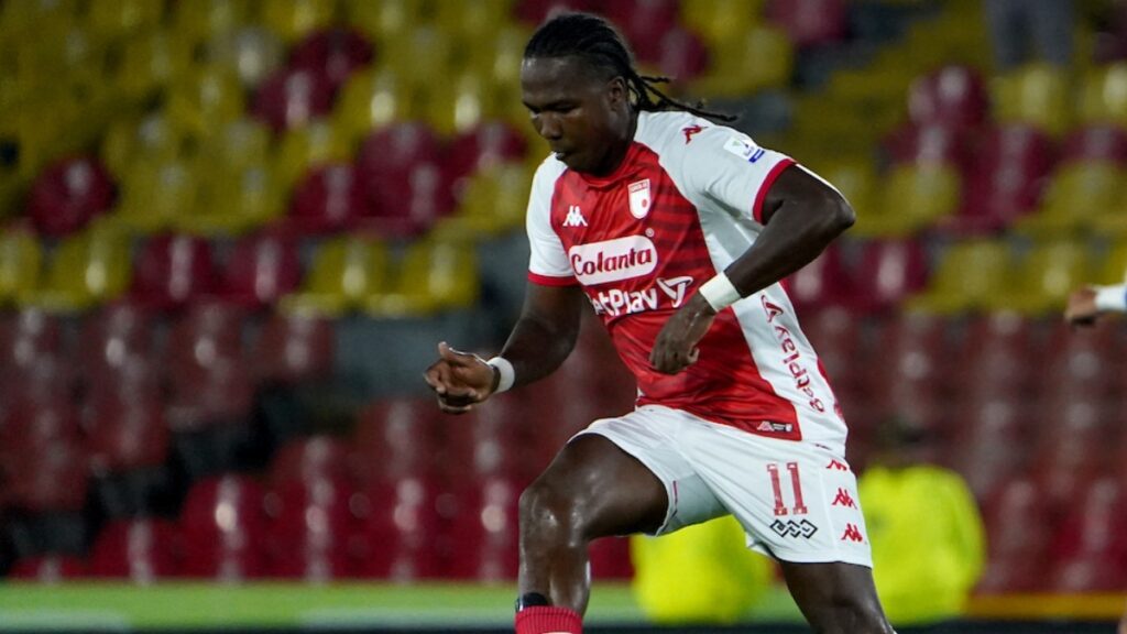 Hugo Rodallega, delantero de Independiente Santa Fe