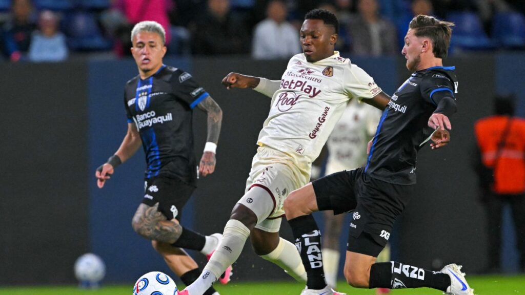 Independiente del Valle vs Tolima en la Copa Libertadores.
