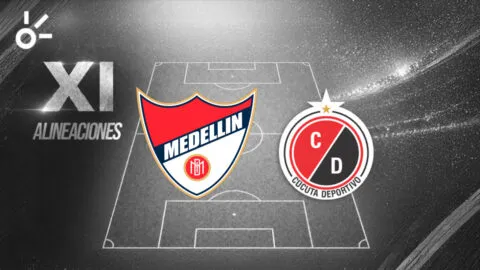 Posibles alineaciones de Independiente Medellín vs Cúcuta Deportivo por Liga BetPlay Dimayor 2026-II