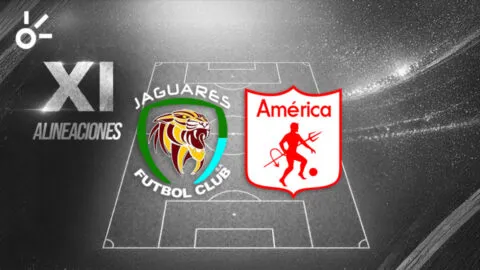 Posibles alineaciones de Jaguares vs América de Cali por por Liga BetPlay Dimayor 2026-II