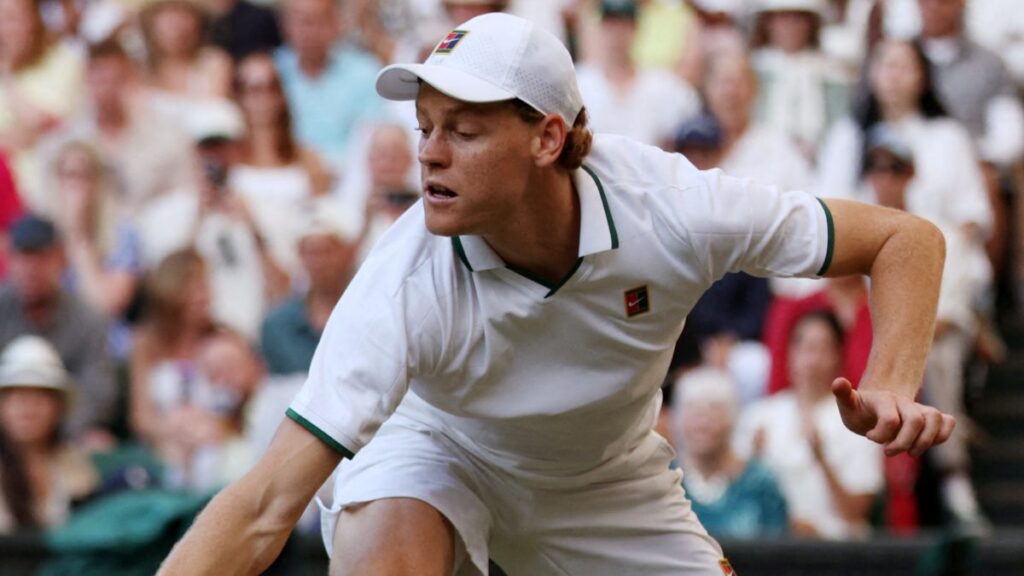 Jannik Sinner durante Wimbledon 2026