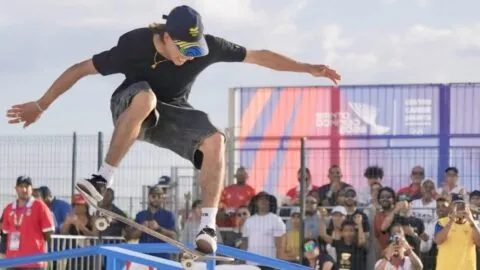 Jhancarlos González aplasta a sus rivales en skateboarding y le entrega un oro a Colombia