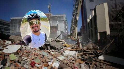 Johnatan Cañaveral, ciclista afectado por el terremoto: su negocio sufrió varios daños
