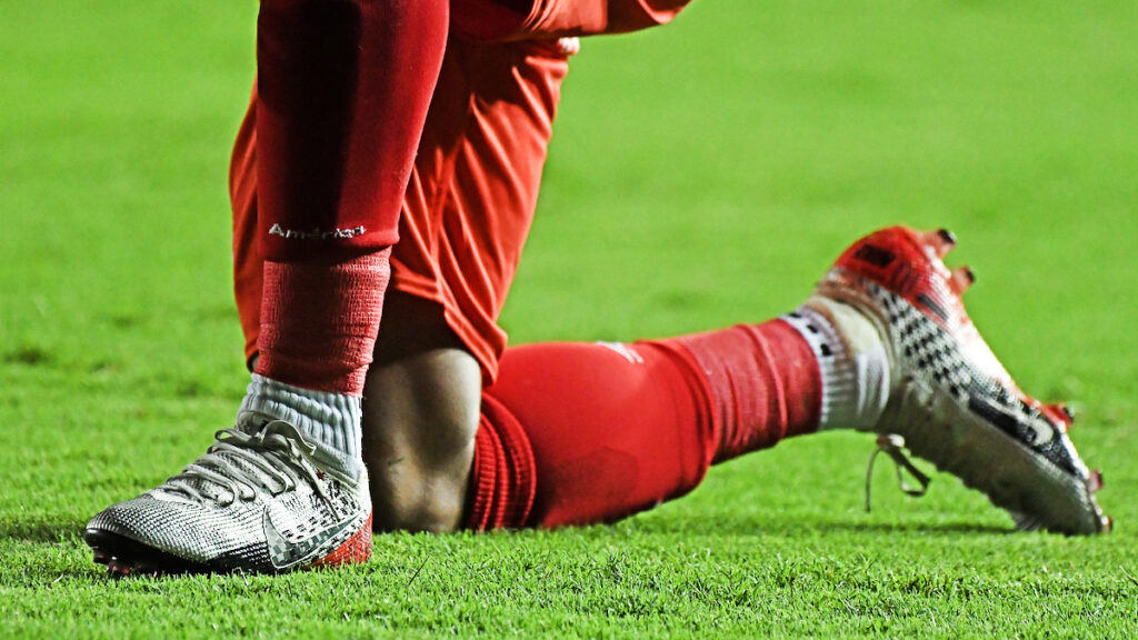 Jugador del fútbol colombiano. - Vizzor Image.