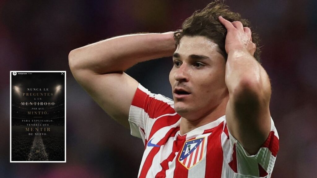 Agente de Julián Álvarez explota contra Gil Marín en medio de la tensión con el Atlético de Madrid