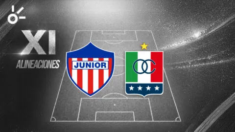 Posibles alineaciones de Junior vs Once Caldas por Liga BetPlay Dimayor 2026-II