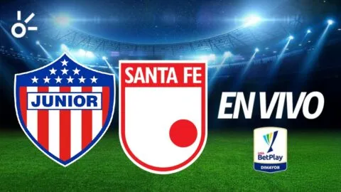 Junior vs Santa Fe, en vivo la Liga Betplay 2026 II: goles al momento, resultado y minuto a minuto de la fecha 8