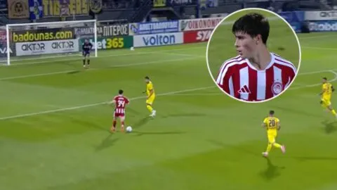 Armando ‘la Hormiga’ González debuta con Olympiacos en triunfo sobre Asteras
