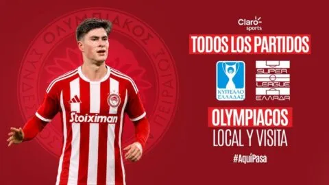 Claro Sports transmitirá al Olympiacos de Armando González: así podrás seguir su aventura en Grecia