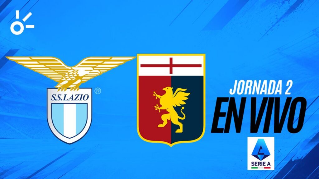 Fútbol en vivo, Lazio vs Genoa jornada 2 de la Serie A 2026