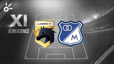 Posibles alineaciones del Llaneros vs Millonarios por Liga BetPlay Dimayor 2026-II