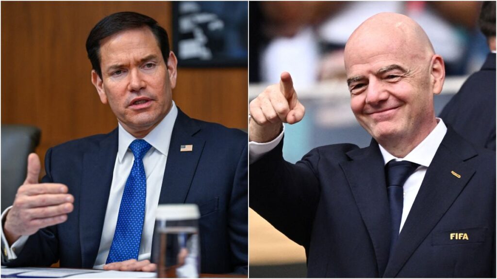 El Departamento de Estado desmintió un reporte sobre una posible llamada entre Gianni Infantino y el Secretario Marco Rubio.