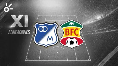 Posibles alineaciones del Millonarios vs Barranquilla por Copa BetPlay Dimayor 2026-II
