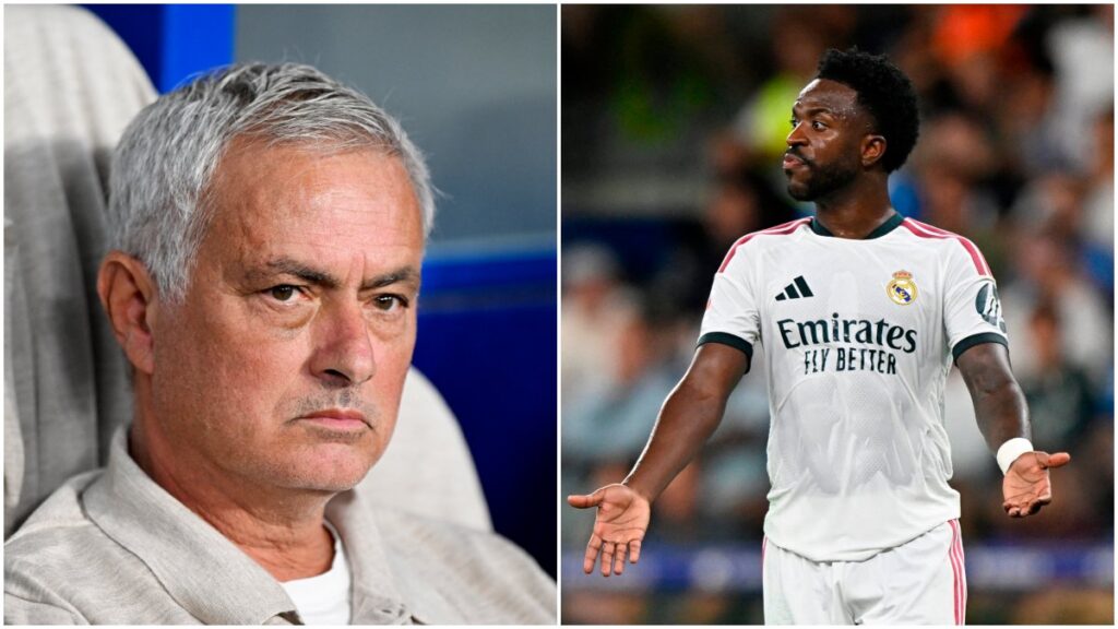 Mourinho denuncia el trato a Vinicius: “Hay bullying de adversarios y de público”