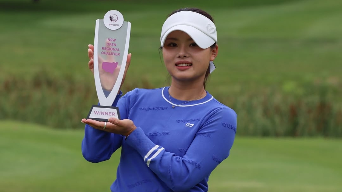 La golfista Jessica Bang, de 18 años, se preparaba en Tailandia para un torneo.