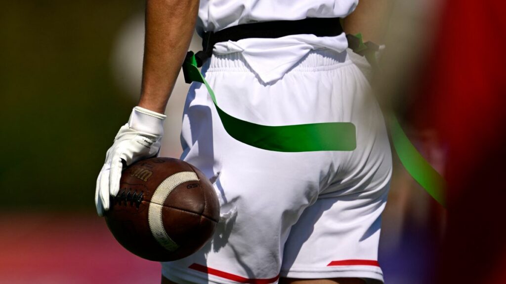 Jugador de Japón durante el Mundial de Flag Football del 2026