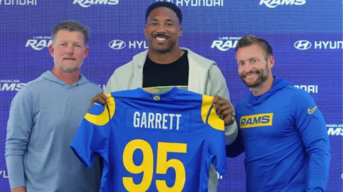 Los Angeles Rams han formado una línea defensiva histórica al juntar a Myles Garrett y Aaron Donald