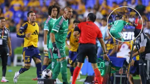 ¡Pierde la cabeza! Nahuel Guzmán se va expulsado por empujar al árbitro en la Leagues Cup