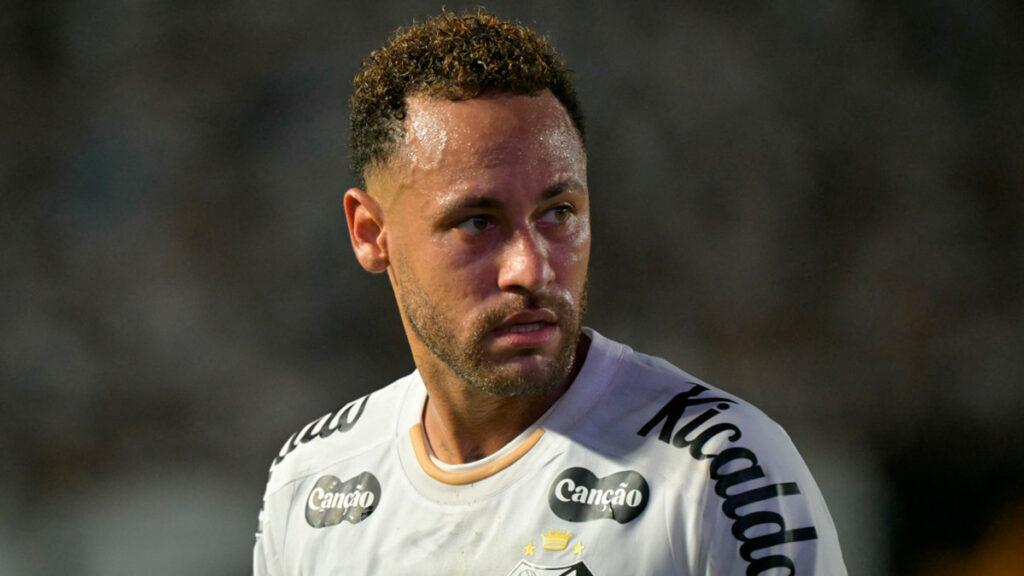 Neymar y el Santos FC en la Copa Sudamericana.