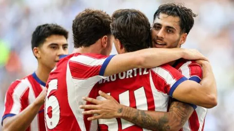 Obed Vargas disputa 34 minutos en la remontada del Atlético de Madrid ante Marsella