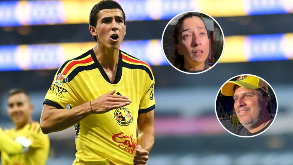 Alejandro Cárdenas en festejo de gol con el América
