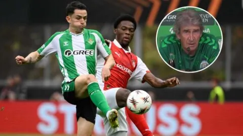 Pellegrini frena los rumores de salida de Álvaro Fidalgo y explica por qué no jugó en el inicio de LaLiga