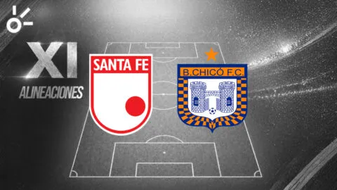 Posibles alineaciones de Independiente Santa Fe vs Boyacá Chicó por Liga BetPlay Dimayor 2026-II