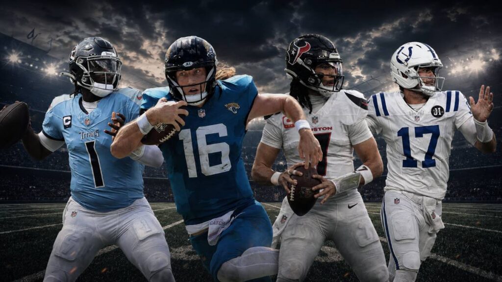 AFC Sur 2026: Daniel Jones, CJ Stroud y Cam Ward buscan destronar a los Jaguars