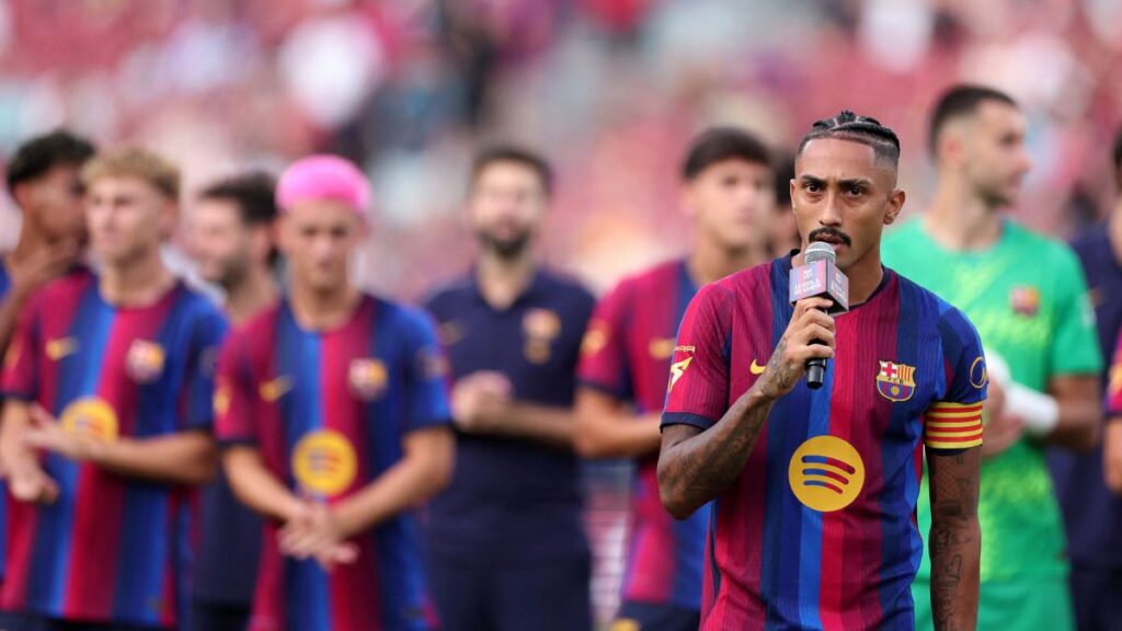 Raphinha habla como capitán