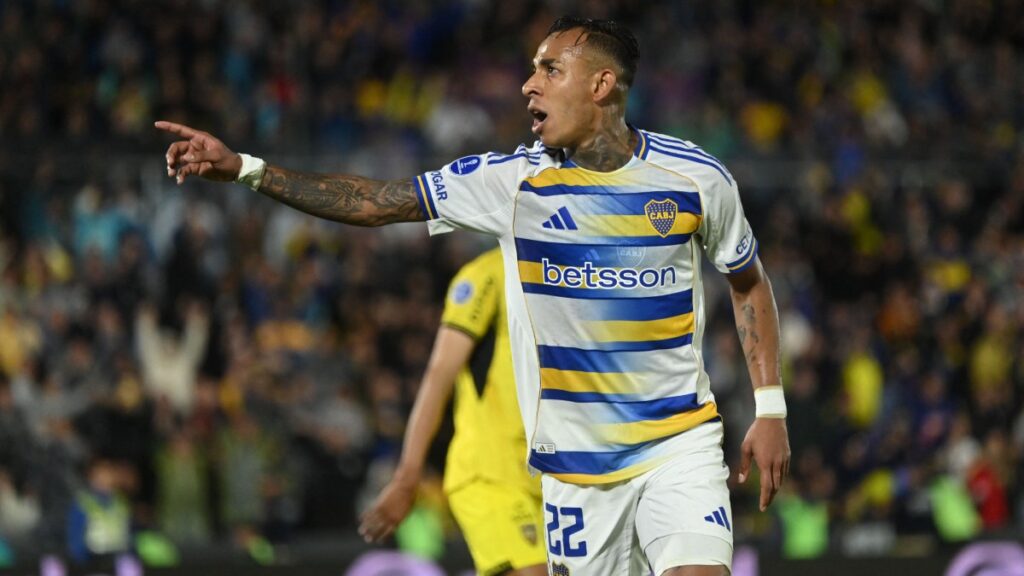 Sebastián Villa, jugador de Boca Juniors.