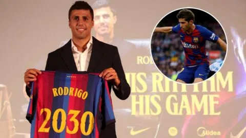 Sergi Roberto, sobre el fichaje de Rodri con el Barcelona: "Es increíble, una pasada"