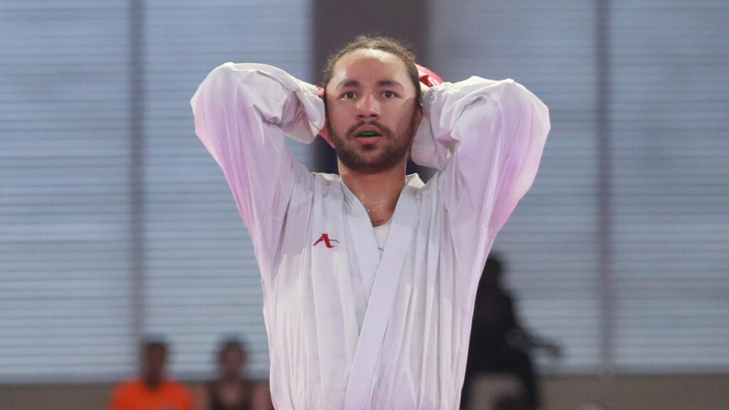 Sergio Rodríguez ganó el oro en la modalidad de kumite +84 kg