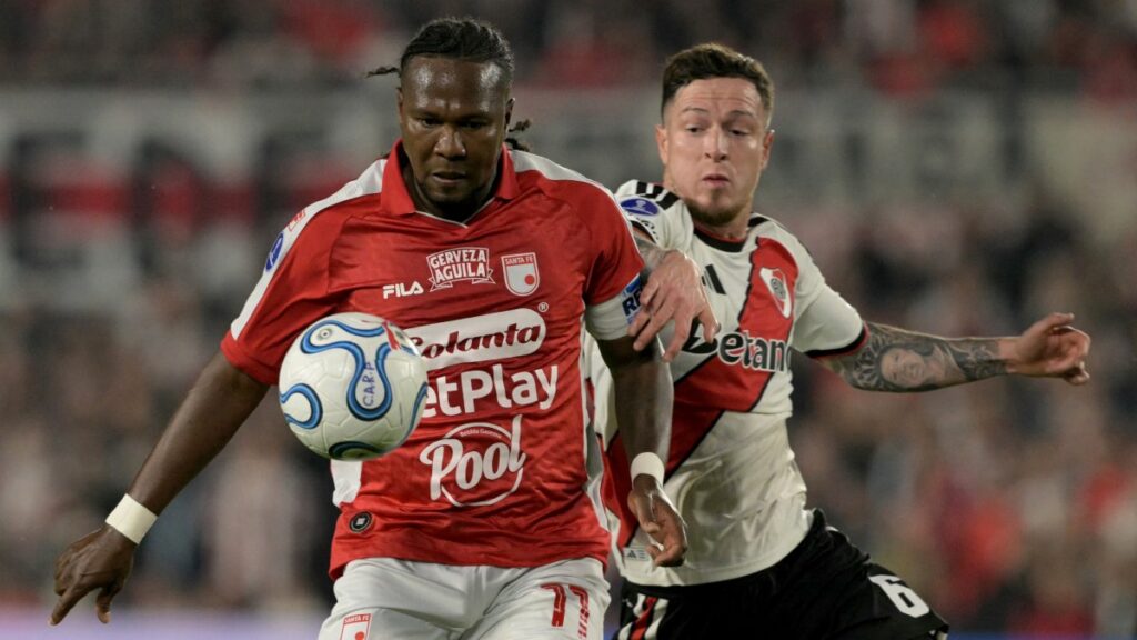 River Plate vs Santa Fe en Sudamericana.