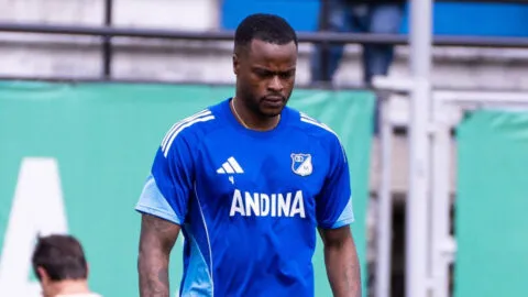 Stiven Barreiro lamenta que Millonarios no haya ganado en visita a Águilas Doradas: "Ese campo no es para jugar fútbol"