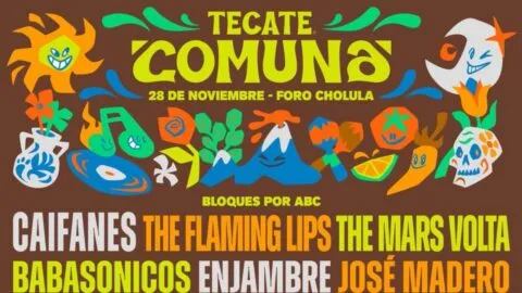 Caifanes, The Mars Volta y The Flaming Lips encabezan espectacular lineup del Tecate Comuna 2026