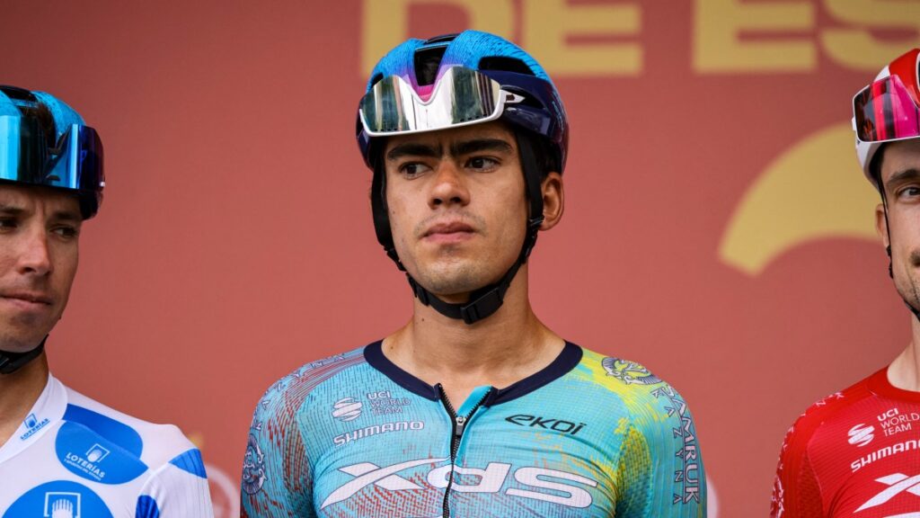 Harold Tejada en la Vuelta a España.