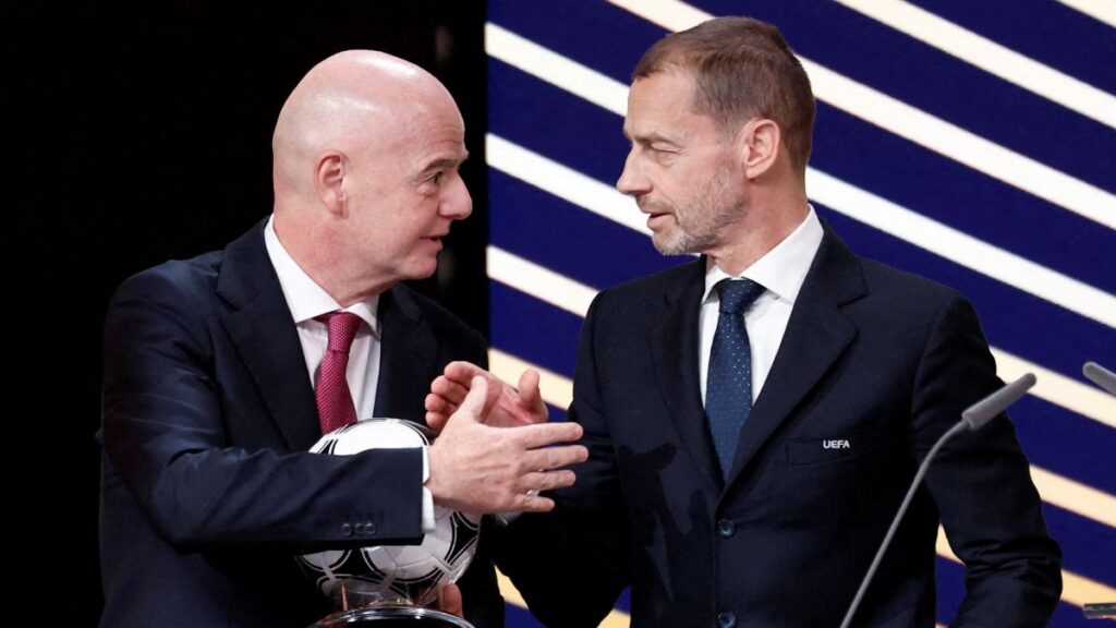 UEFA notificó formalmente a la FIFA que analiza emprender acciones legales