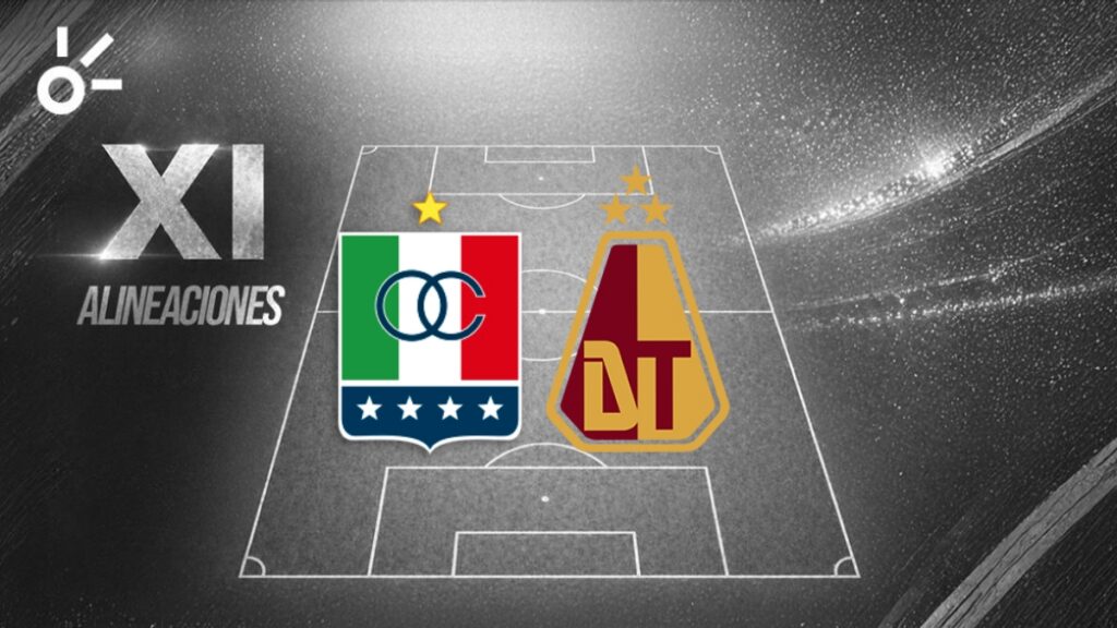 Alineaciones Once Caldas vs Tolima por la Liga BetPlay