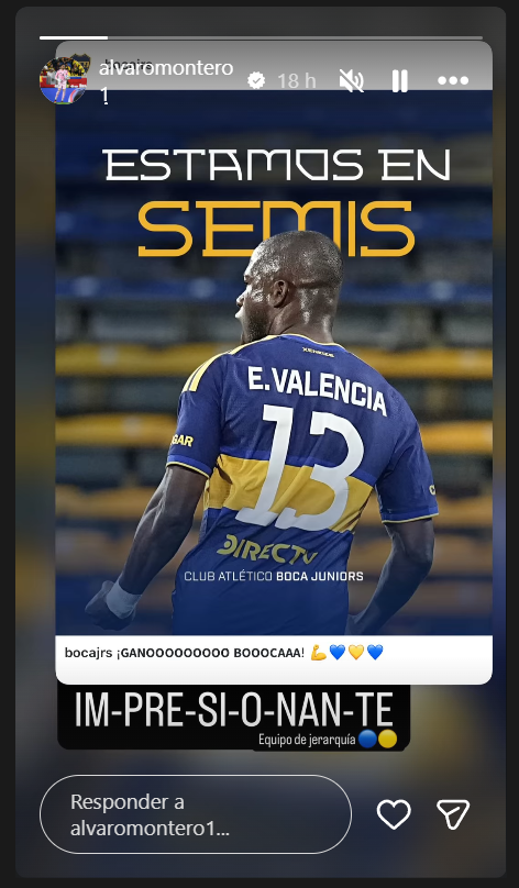 Alvaro Montero Boca Juniors Ig