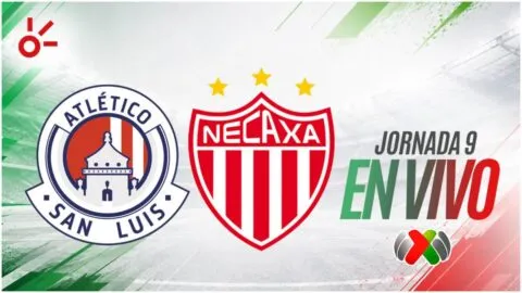 Atlético de San Luis vs Necaxa en vivo el partido de la jornada 9 de la Liga MX: resultado y goles hoy, Apertura 2026