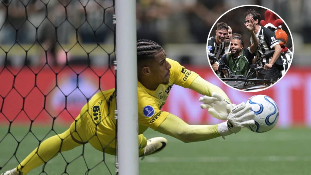 Remontada, goles y drama: Atlético Mineiro supera a Santos y avanza en la Sudamericana
