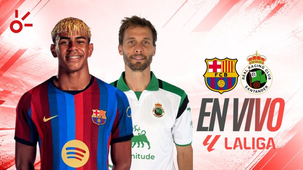 FC Barcelona vs Racing de Santander en vivo el partido de la jornada 6, LaLiga 2026