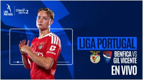 Benfica vs Gil Vicente en vivo la Liga de Portugal 2026: transmisión, goles y resultados de la jornada 6