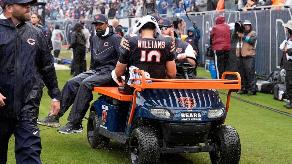 Tras una lesión de isquiotibial de Caleb Williams, los Bears cayeron 9-3 ante Minnesota: se evaluará el tiempo de recuperación.